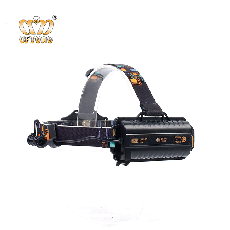 Manufacturer supply mining Ultra bright 10W 2LED high power rechargeanble headlamp