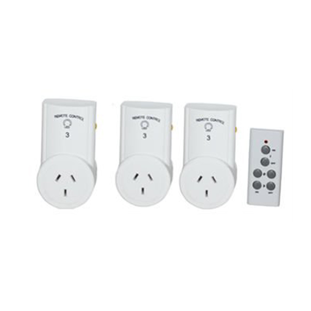 Remote control socket Australia verson, smart plug and socket, 1 remote 3 sockets (PS-SK38A-3)