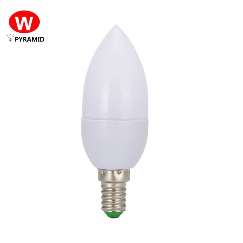 Ceramic Led E14 4W Candle Led Bulb Light E27