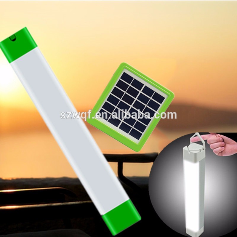 Solar rechargeable portable tent lights 3W 5W 8W optional camping lamp led light bar