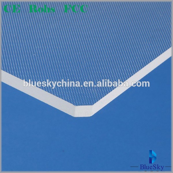 LED Acrylic PMMA sheet LGP acrylic sheet for led light with laser dotting, silk printing