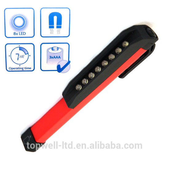 wholesale cheap aaa 80 lumens led pocket clip pen light