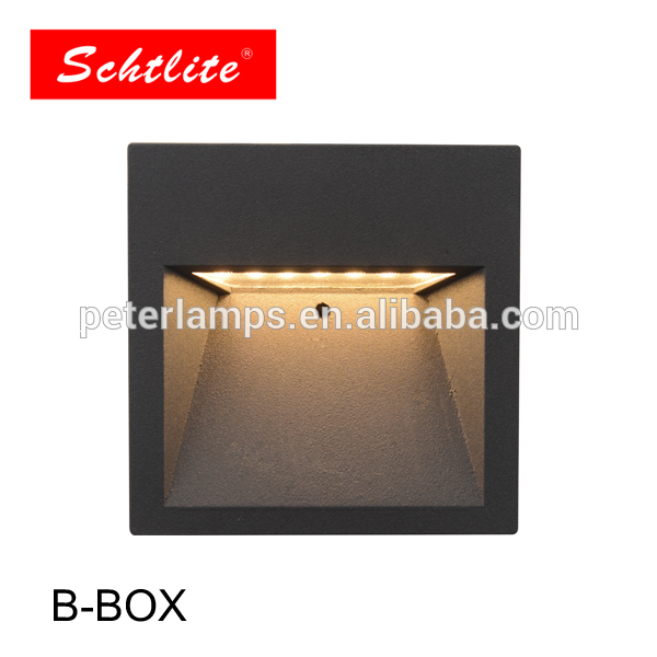 B-BOX  Aluminum Waterproof Led Recessed Wall Light