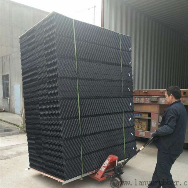 300mm width unglue oblique PVC cooling tower fill packaging fillers packing media