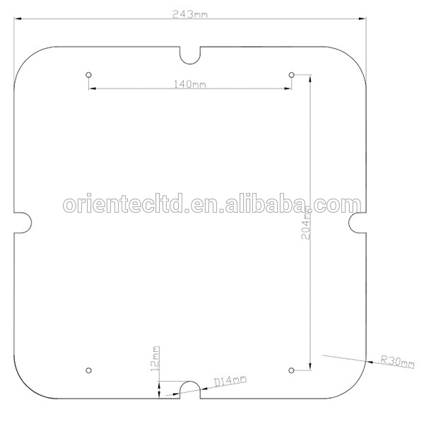 15 Watt, 1,550 Lumens Square Emergency Gear Tray