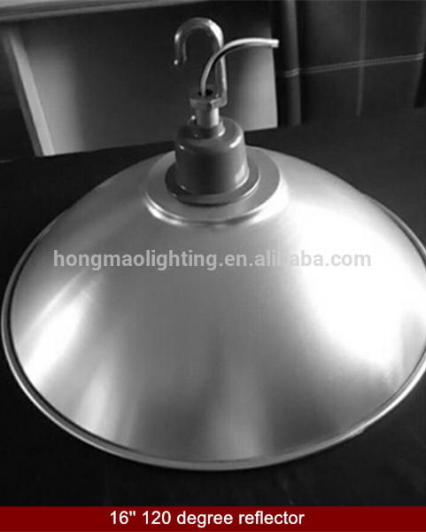 16'' aluminium led high bay light aluminum reflector 120 degree