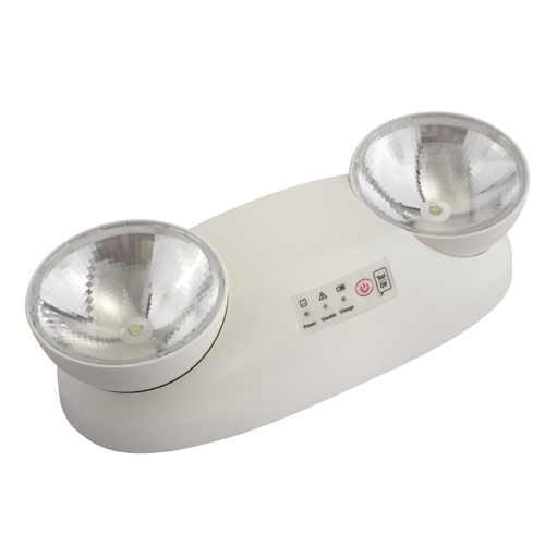 PC LED Emergency Light,2 Heads adjustable,wall/ceiling installation,long standby time