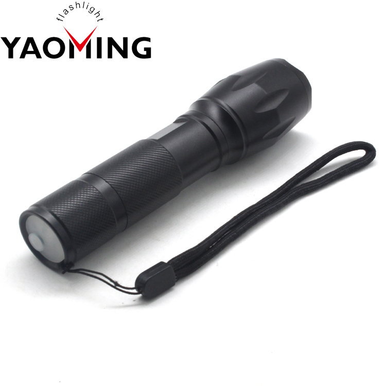 1*18650 Adjustable Focus Zoom Aluminum T6 LED Rechargeable Torch With USB Charge