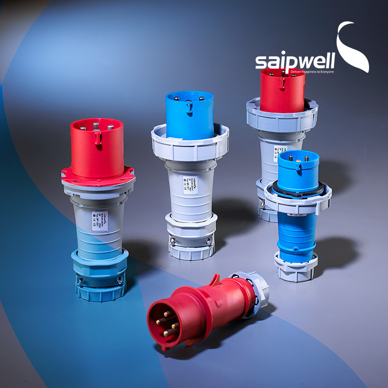 SAIPWELL Y Electrical 5 Pin 16Amps Waterproof Socket, Male And Female Industrial Plug And Socket