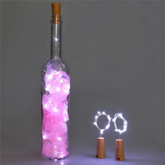 outdoor christmas Battery 2M Bottle Cork Shaped LED Decorative Holiday Fairy led string bottle Lights