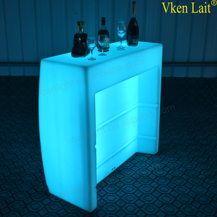 New design waterproof acrylic led outdoor furniture with 16 colors