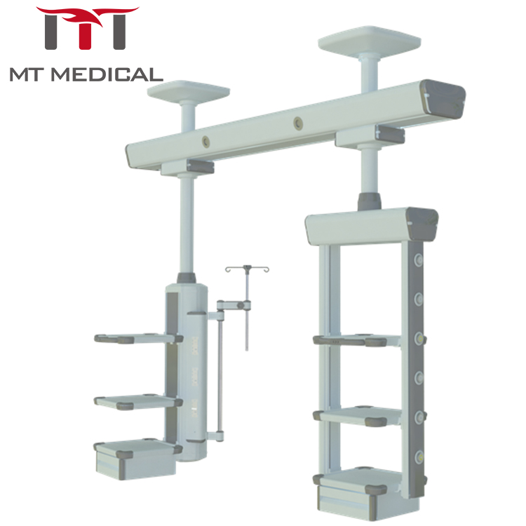 ICU surgical ceiling bridge medical dry and wet separated ceiling tower