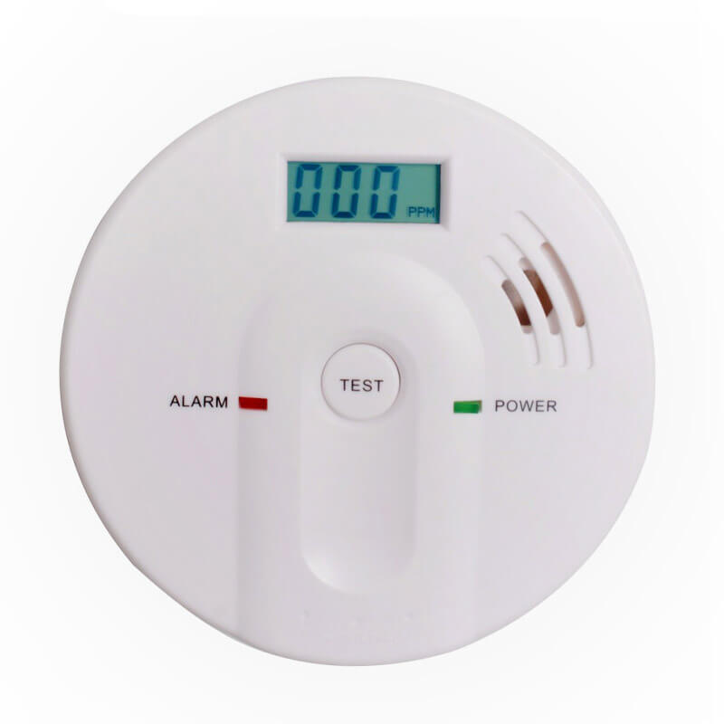 Home Security LCD Carbon Monoxide Detector Independent CO Gas Sensor Warning-up High Sensitive Poisoning Alarm Detector