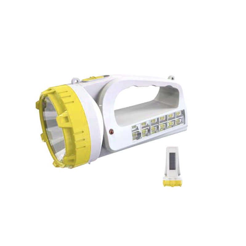 portable LED high  power plastic rechargeable  cheap SOLAR searchlight    for sale