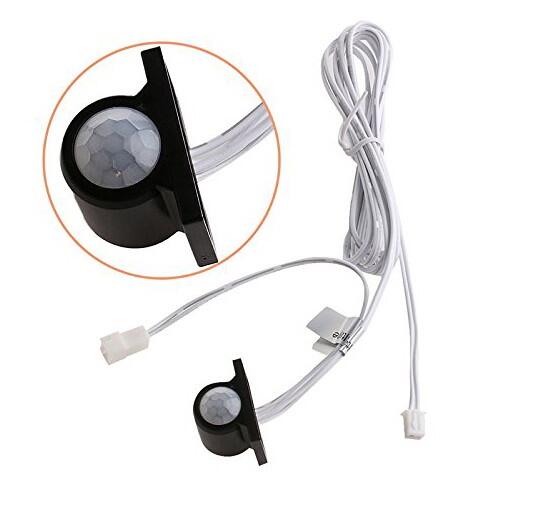 5V Motion pir sensor switch DIY led strip with rechargeable battery box