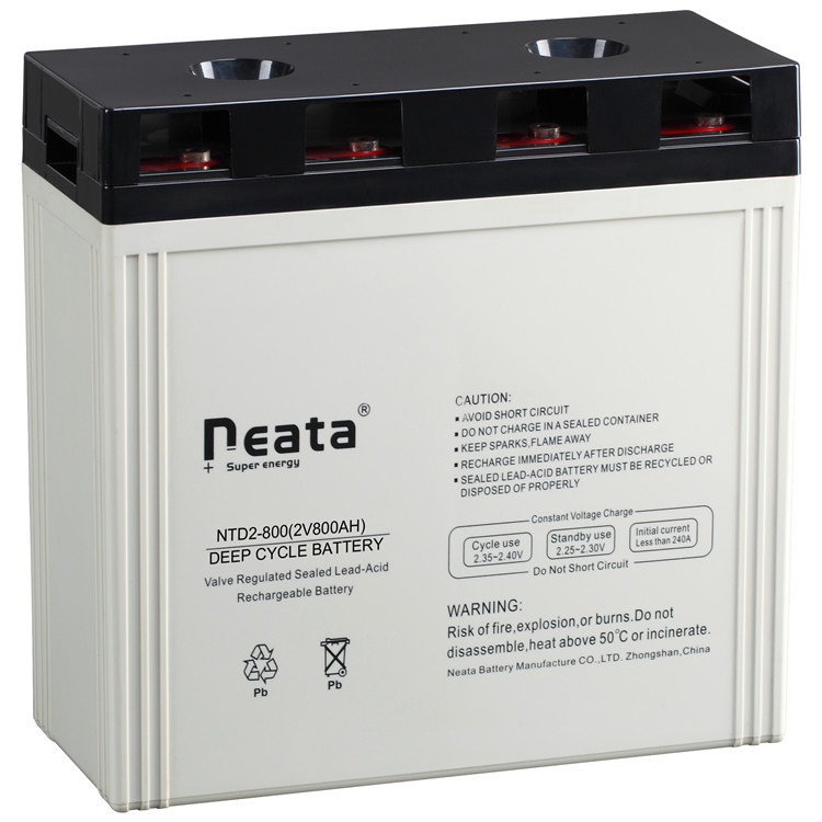 Neata Sealed Lead Acid Battery 2v 800ah for telecom,Power tools, security systems and so on,UPS Usage