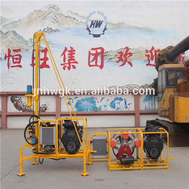 30m Depth Good Quality Simple Operate Man Portable Blast Hole Mountain Drilling Rig