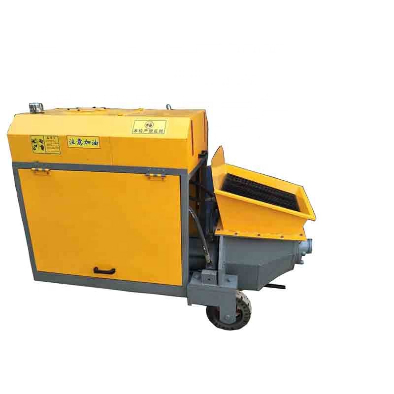 Trailer diesel concrete pump
