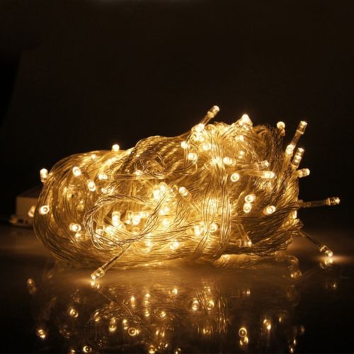 96-1500 LED Fairy String Hanging Icicle Snowing Curtain Light Outdoor Xmas Party