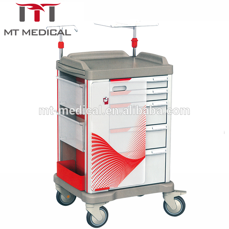 Best sales medical equipment hospital furniture emergency trolley crash cart for surgery room