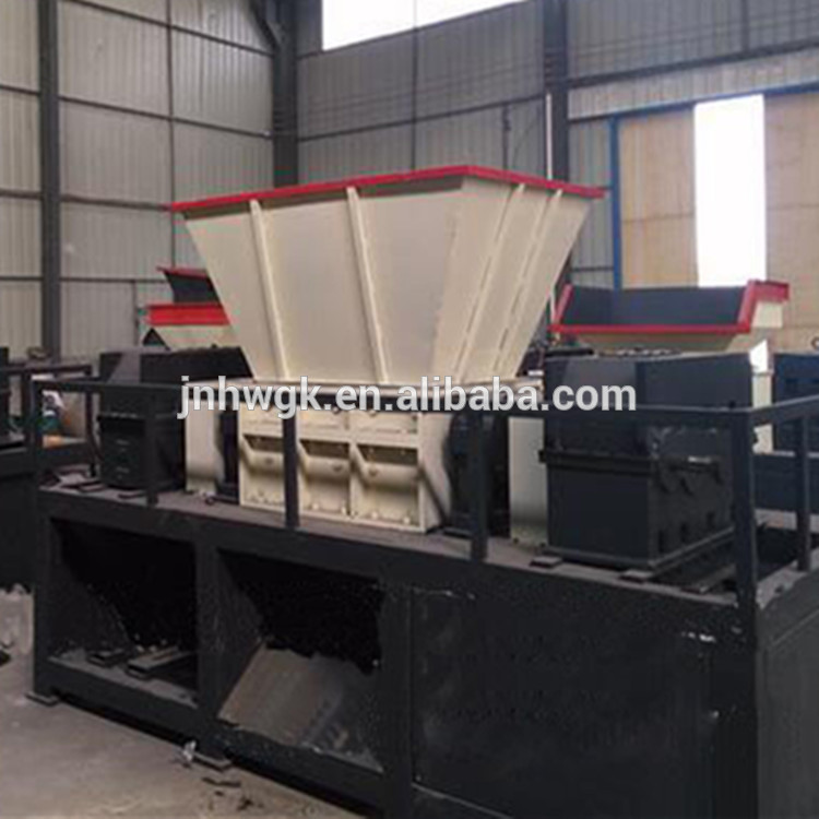 Rubber tires recycling shredding machine , truck tyres shredder