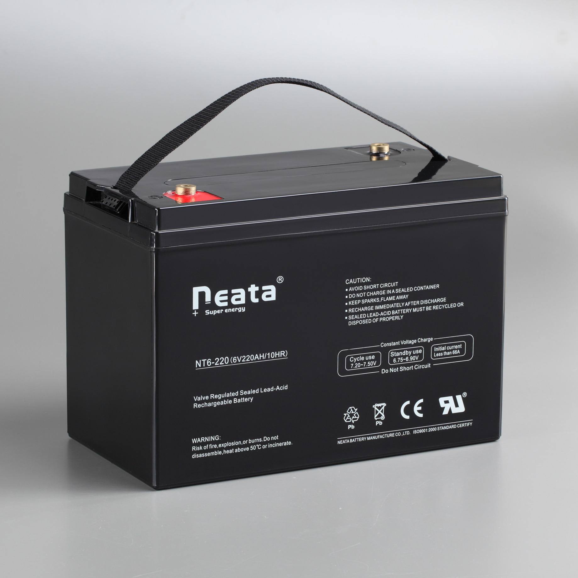 cheap price  Sealed lead acid  battery 6v220ah for equipment lamp