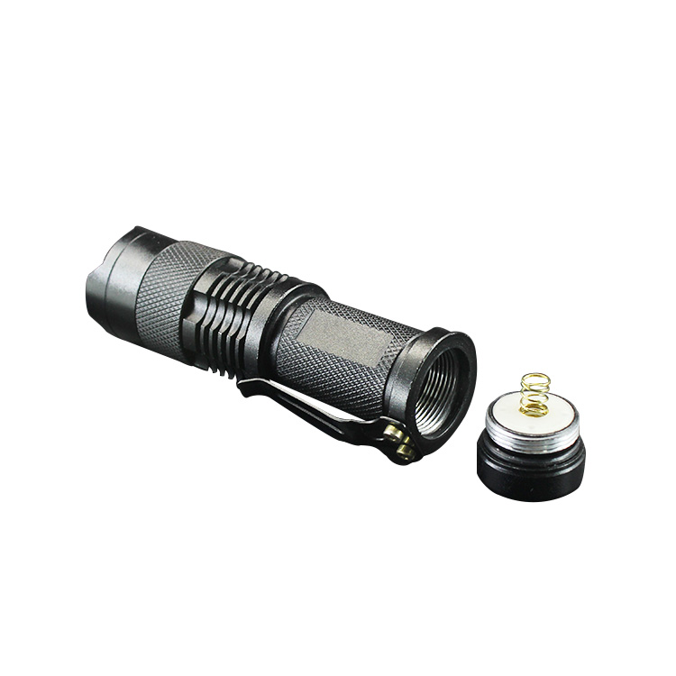 High Quality 120lumen Mini Flashlight 1AA rechargeable battery led torch light