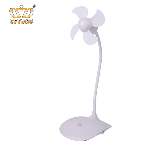 Portable Desk Stroller USB RechargeableTable  Battery Operated Cooling Folding Electric Fan