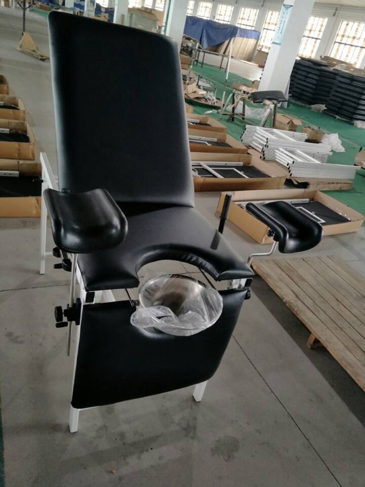 Best quality steel coating gynecology bed for examination obstetric delivery table