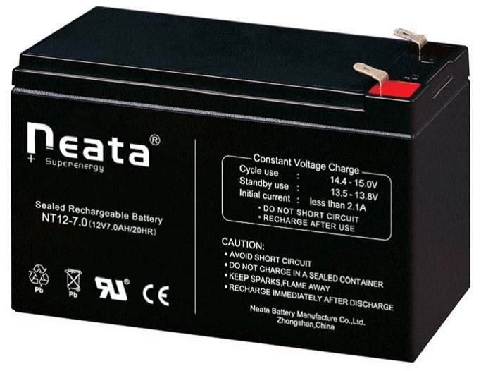 12v7ah rechargeable storage battery