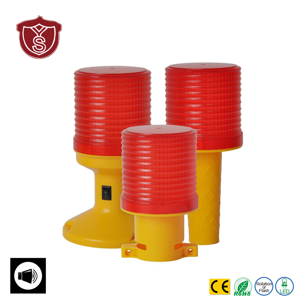 High quality solar led driveway safety warning flashing traffic light