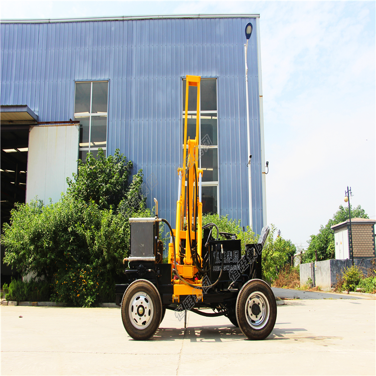 HZH-260C Model Wheeled Hydraulic Diesel Hammer Pile Driver For Guardrail Installation /Hydraulic Bore Pile Drilling Rig