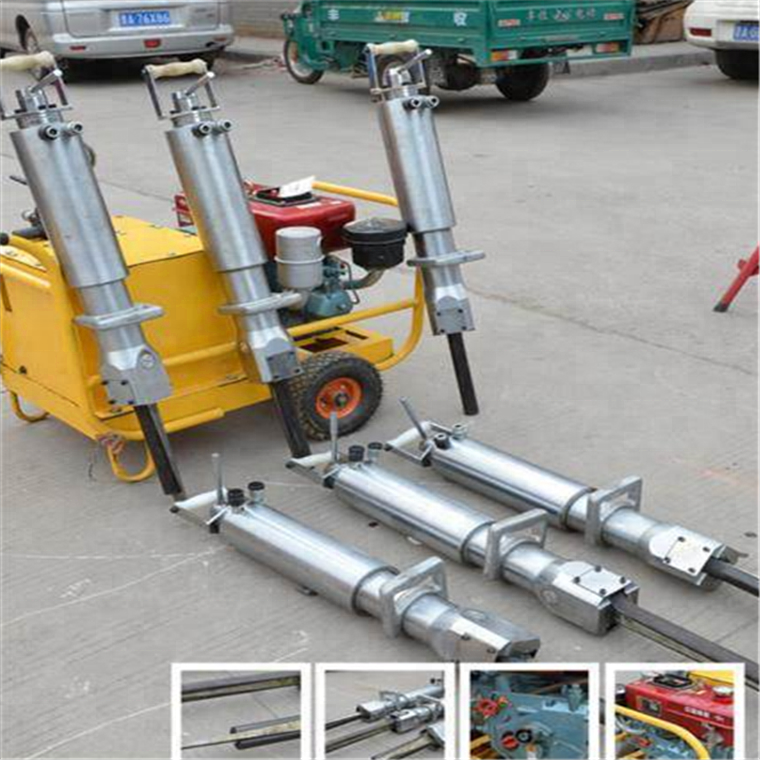 Stone splitting rock machine and concrete hydraulic rock splitter