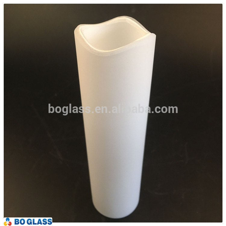 mouth blown clear opal white glass tubes for sale /quartz glass tube