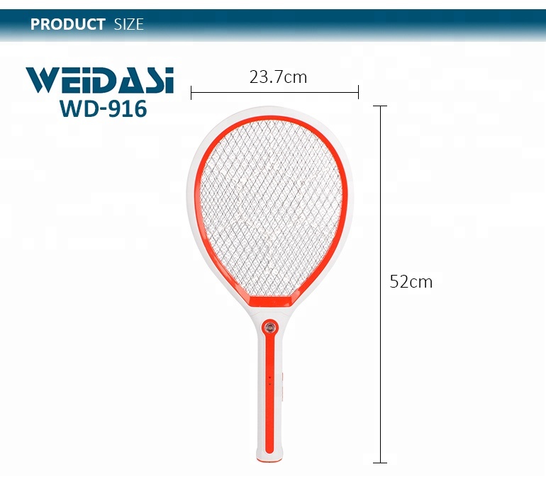 electric fly swatter rechargeable mosquito racket for household