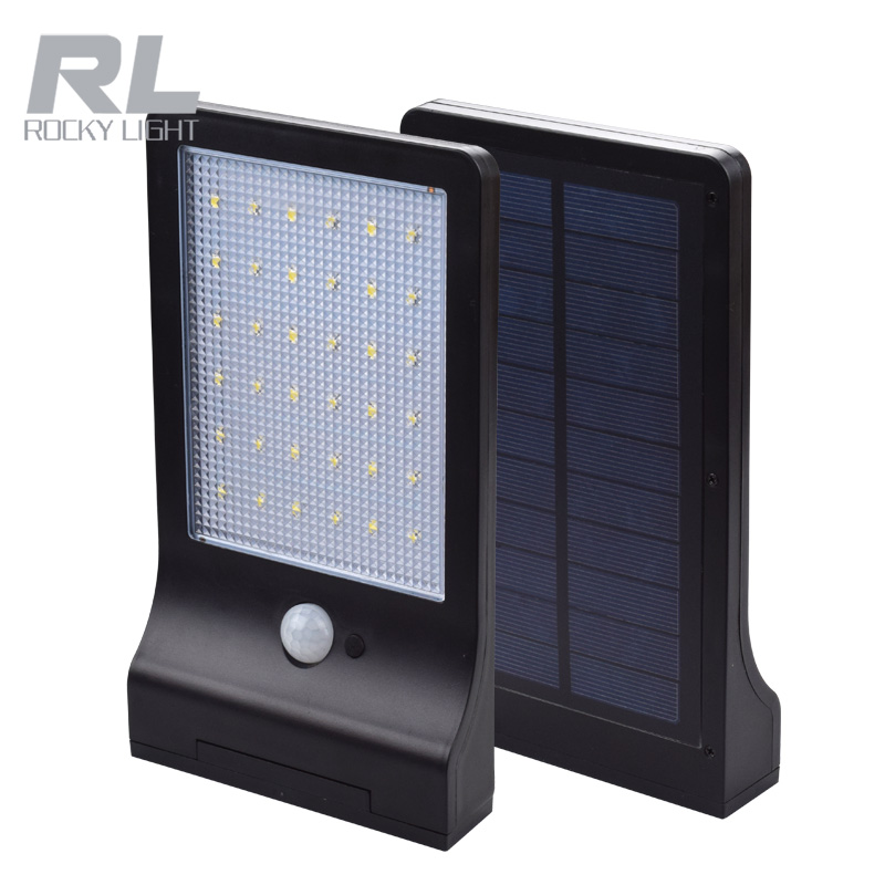 LED solar street light  36LEDs IP65 Wall light with PIR sensor