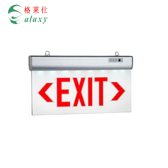 High quality emergency light rechargeable hospital exit sign left arrow