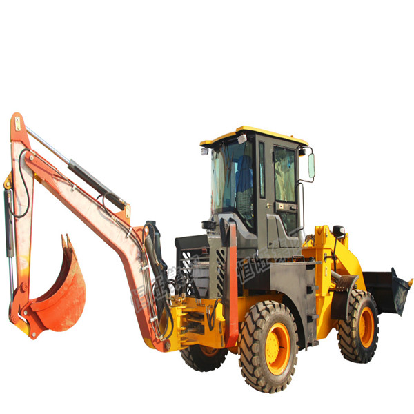 Small articulated backhoe loader for sale