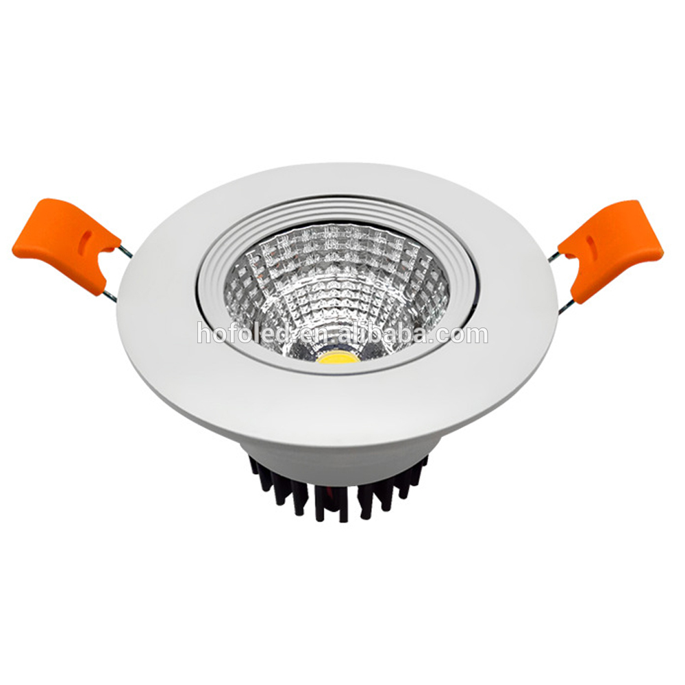 100lm/w 300 lumen epistar COB 3W led downlight 55mm