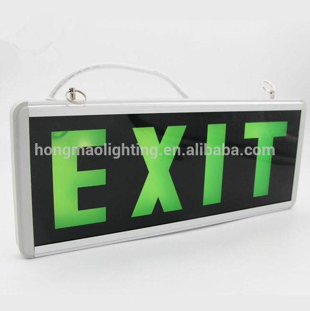 Welcome OEM/ODM led aluminum emergency exit arrow sign