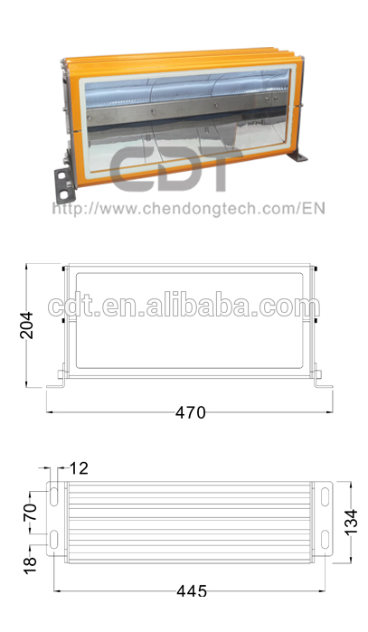 AC110/240V/DC12/48V led flashing warning aviation obstruction light , aircraft warning light for tower