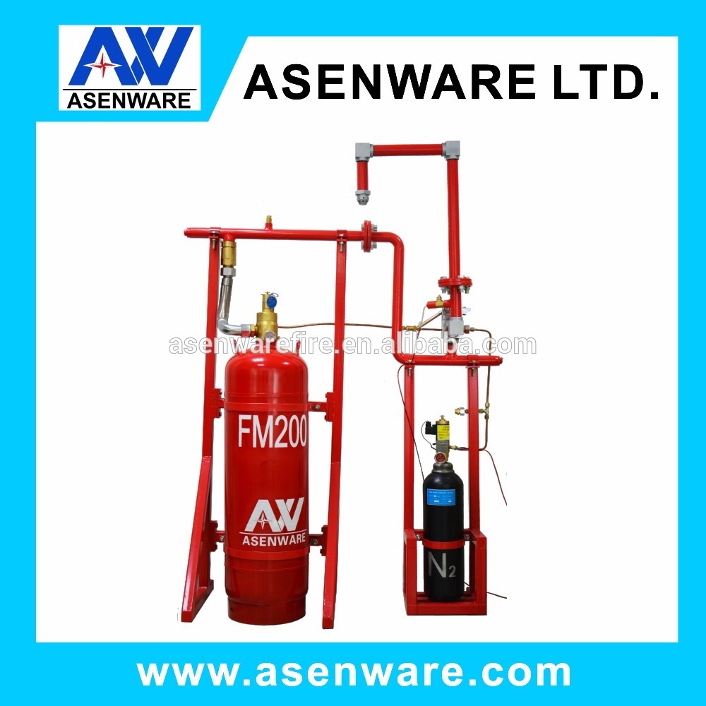 40 to 180L fm 200 gas cylinder fire suppression systems