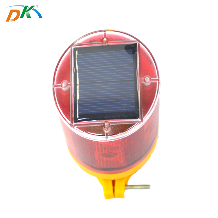 waterpoof solar led becone light for road safety, solar led cone warning light