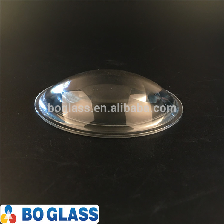 Factory led borosilicate glass lens