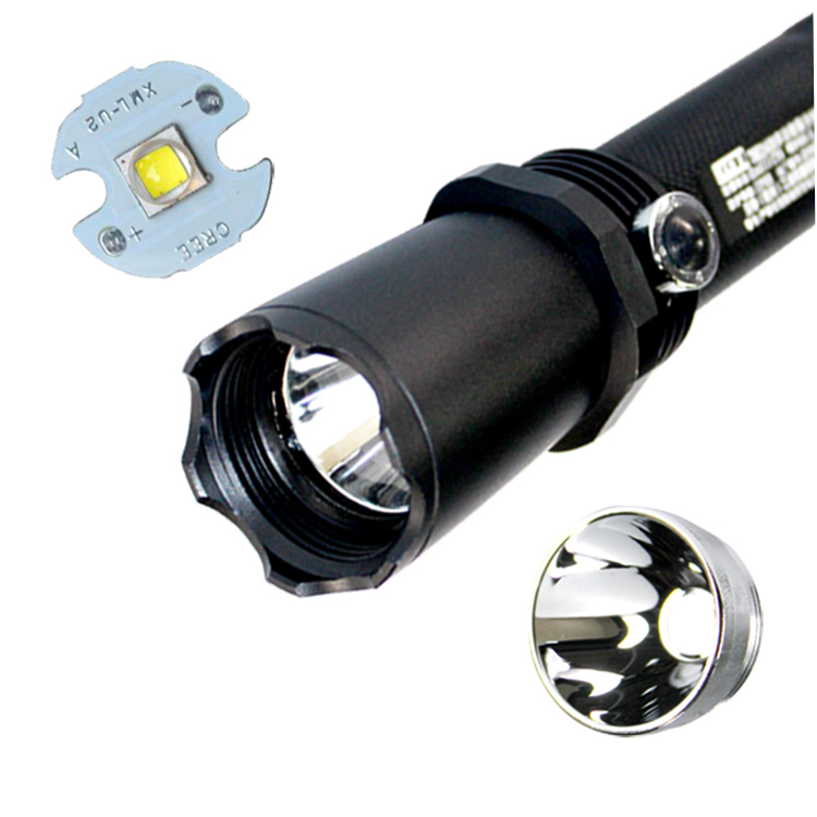 TME2408 T6 Explosion Proof IP68 Waterproof High Power Diving Tactical Rechargeable Led Flashlight