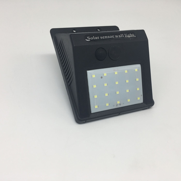 Outdoor solar security light with motion sensor for garden lighting