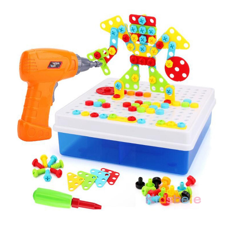 New Arrival DIY Plastic Pretend Play Toys Intelligence Games For Kids