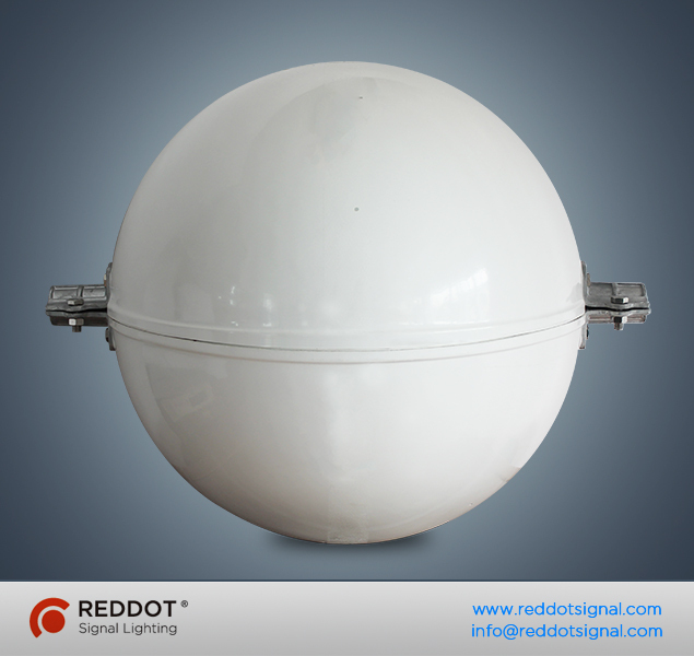 Spherical Warning Marker/aircraft warning ball for overhead wire