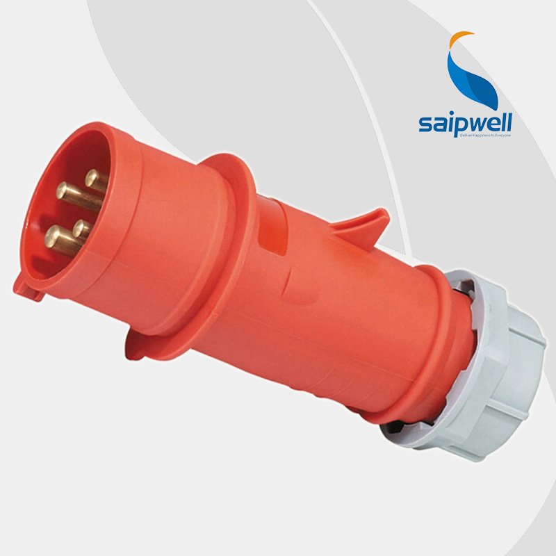 SAIPWELL Y Electrical 5 Pin  32Amps Waterproof Socket, Male And Female Industrial Plug And Socket