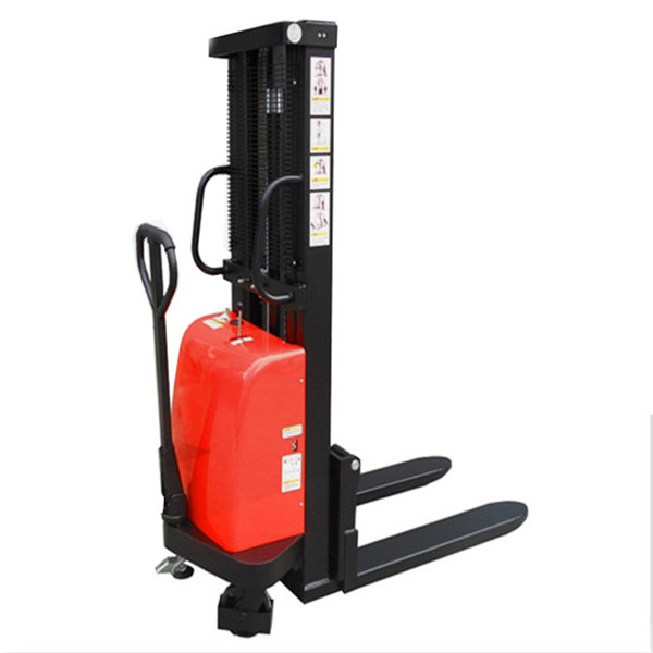 1000kg Walkie Electric Stacker hand operated forklift power pallet stacker